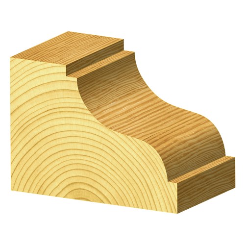 OGEE BIT - CARBIDE TIPPED 54mm X 25.4mm X 86mm X 9.5mm