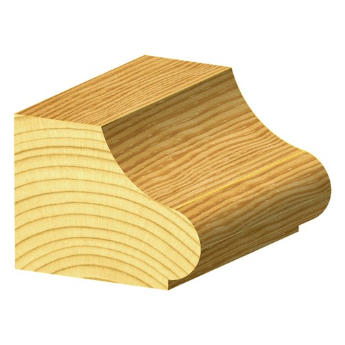 TABLE EDGE BIT WITH RETURN - CARBIDE TIPPED 50.8mm X 33.5mm X 94.7mm X 6.35mm X 16mm