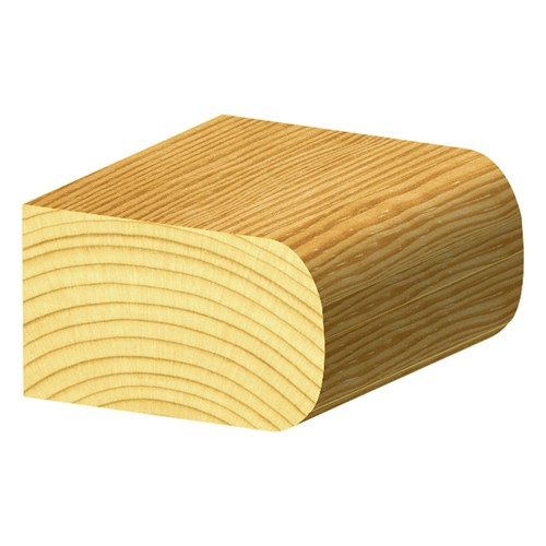 DOUBLE EDGE RADIUS BIT - CARBIDE TIPPED 38mm X (25-39mm) X 97.8mm X 8mm