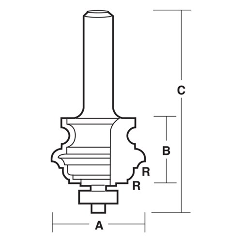 MULTI FORM COMBINATION BIT - CARBIDE TIPPED 41.9mm X 33.3mm X 92mm X 4.8mm