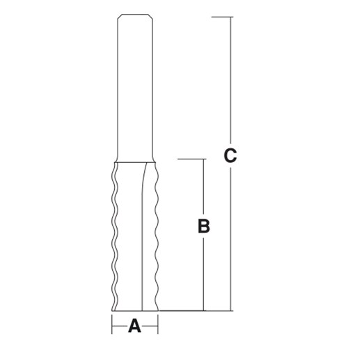  WAVY JOINT BIT - CARBIDE TIPPED 16mm X 51.3mm X 102.3mm