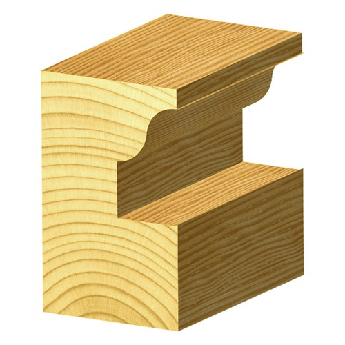 WINDOW SASH & RAIL BIT - CARBIDE TIPPED 42mm X 38.1mm X 90.1mm