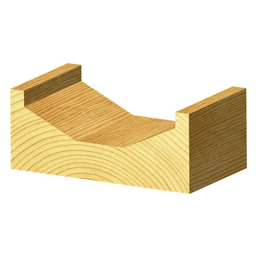 WIDE FLAT BOTTOM PANEL BIT - CARBIDE TIPPED 25.4mm X 9.5mm X 11mm X 41mm