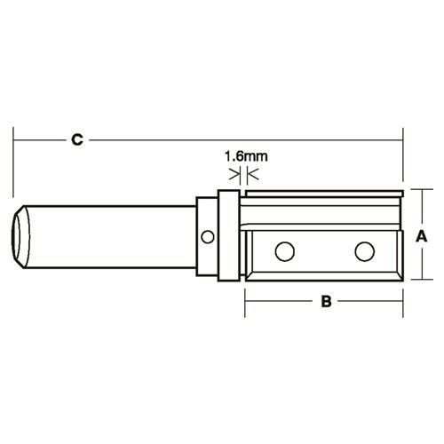 R752_Inverted_Flush_Trimming_Bits_Double_Hole_Fixing_Drawing