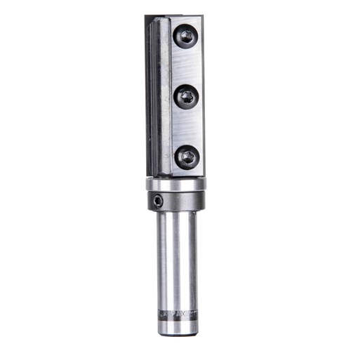 Carbitool RV2450B1 2 3 Replaceable Insert 2 Flute Inverted Flush Trimming Bit 24mm Diameter 12.7mm 1 2 Shank