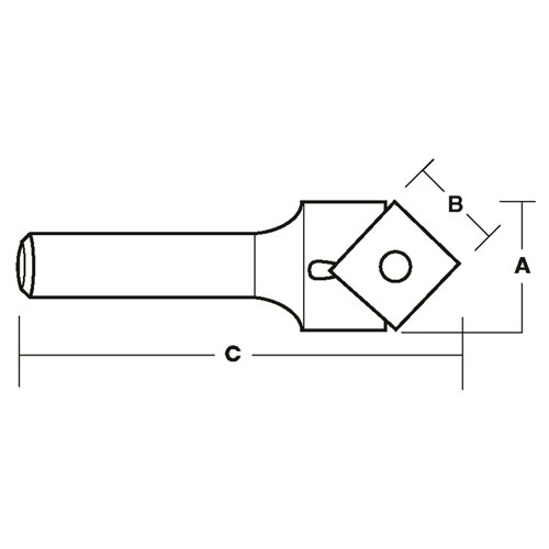 R758_Vee_Groove_Bits_RVG91_Drawing