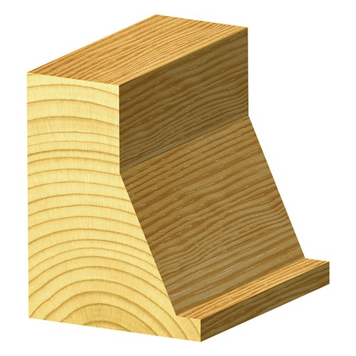 VERTICAL RAISED PANEL BIT - CARBIDE TIPPED 31.8mm X 38.1mm X 89mm