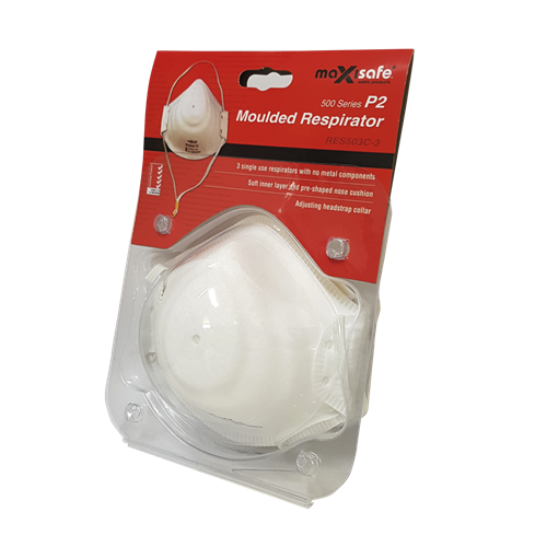 Maxisafe RES503C-3 P2 Respirator blister of 3