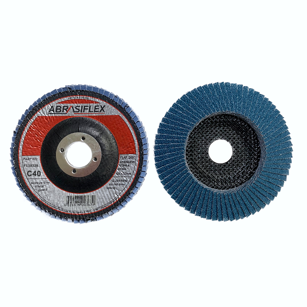 ABRASIFLEX FLAP DISC 125X22 CERAMIC C40 - Austech - AusTech Saw & Tooling