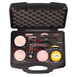M7 3" MINI DUAL ACTION SANDER, PISTOL STYLE, 10 PIECE KIT, 18000 RPM