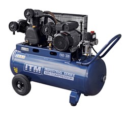 ITM AIR COMPRESSOR, BELT DRIVE, 3.0HP 90LTR FAD 328L/MIN