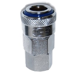 THB 1/4" SOCKET FEMALE SINGLE ACTION COUPLER