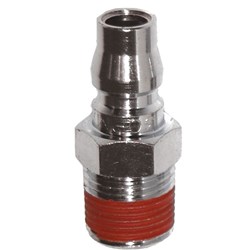 THB 20PM STAINLESS STEEL 1/4" PLUG MALE COUPLER