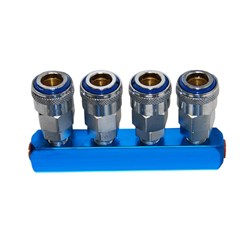 THB MANIFOLD 4 WAY SINGLE ACTION COUPLER