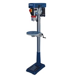 TRADEMASTER PEDESTAL FLOOR DRILL PRESS, 2MT, 16MM CAP, 16 SPEED, 325MM SWING, 550W 240V