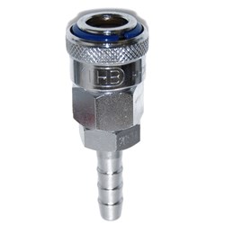 THB 1/4" SOCKET HOSE SINGLE ACTION COUPLER