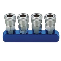 THB MANIFOLD 4 WAY WITH STANDARD COUPLERS