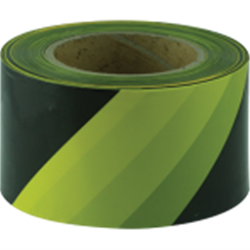 YELLOW & BLACK BARRICADE TAPE