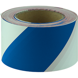 BLUE & WHITE BARRICADE TAPE