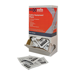 MAXISAFE ISOPROPYL ALCOHOL WIPES - 100 WIPES PER CONTAINER