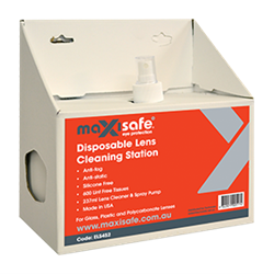 MAXISAFE DISPOSABLE LENS CLEANING STATION
