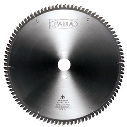 FABA 400mm X 4.2 X 3.4 X 30 X 60TCT T/CHIP  ALUMINIUM SAW BLADE - POS 5° HOOK