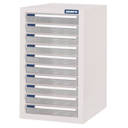 TRADEMASTER PARTS CABINET (A4 SERIES) - 10 DRAWERS