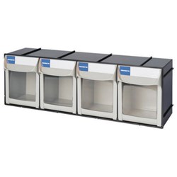 FLIP OUT BIN (FO SERIES) - 4 DRAWER