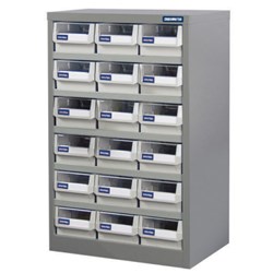 TRADEMASTER PARTS CABINET (METAL HD SERIES) - 18 DRAWERS