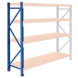 TRADEMASTER COMPONENT - COMPLETE UPRIGHT FRAME (WORKSHOP SHELVING RACK) 1800mm X 600mm