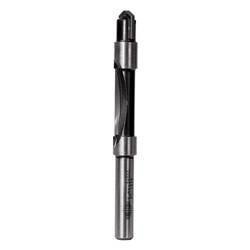 COMBINATION FLUSH TRIMMING & DRILLING BIT - SINGLE FLUTE CARBIDE TIPPED (WITH PILOT) 8mm X 75Mm