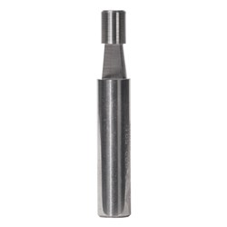 SINGLE FLUTE 7° BEVEL TRIMMING BIT - SOLID CARBIDE 4.8mm X 12.7mm X 38.1mm