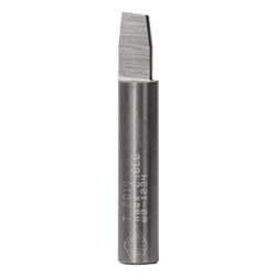 COMBINATION FLUSH SINGLE FLUTE 7° BEVEL TRIMMING BIT - SOLID CARBIDE 6.35mm X 9.5mm X 38.1mm