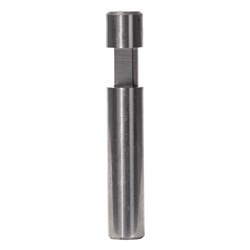 SINGLE FLUTE FLUSH TRIMMING BIT - SOLID CARBIDE 6.35mm X 6.35mm X 38.1mm