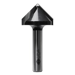 90° VEE GROOVE BIT - CARBIDE TIPPED 18mm X 9.2mm X 44.4mm