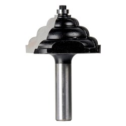 TRIPLE COVE BIT - CARBIDE TIPPED 47mm X 25.4mm X 82mm X 4.8mm X 6.35mm