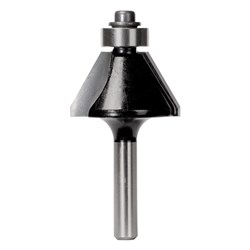 CHAMFERING BIT - CARBIDE TIPPED - 30° ANGLE FROM VERTICAL 28.6mm X 17mm X 13.9mm X 57.1mm