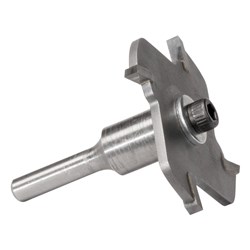 FOUR FLUTE SLOTTING CUTTER ASSEMBLY (TA 15) - CARBIDE TIPPED 1.6mm 