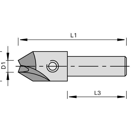 LEUCO 6MM LH COUNTERSINK BIT FOR TWIST DRILL LEUCO LEDERMANN - 34. C/SINK BITS 10
