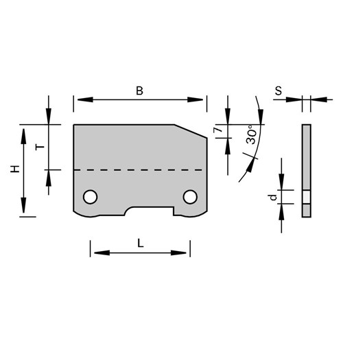 LEUCO SUPERPROFILER BLANKS HW - B=50 MM 49.4X44.5X2.0N