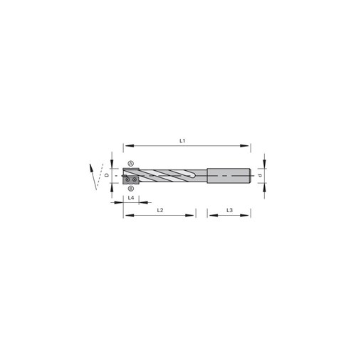 LEUCO LOCK-CASE CUTTERS WITH HW KNIVES - DOOR MANUFACTURING Ã?18X105XÃ?20 Z=2 R POS