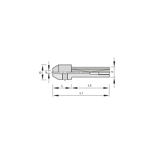 LEUCO ADAPTERS FOR MICRO TWIST DRILLS Ã?3.175X10 L=52