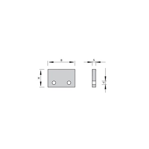LEUCO HS BLANKS 50X45X4.0N