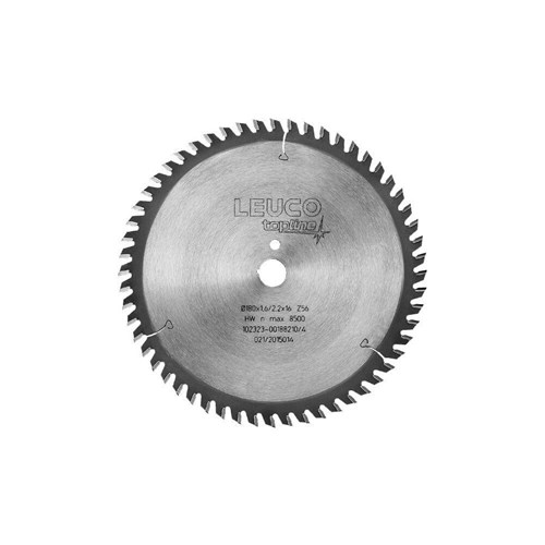 LEUCO SIZING SAW BLADES HW - THIN RIM DESIGN OF THE STEEL PLATE 