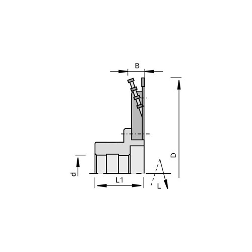 LEUCO SAW SEGMENT HOGGER HW MOUNTED ON BUSHING FOR FINGER JOINTING LINES - GRECON Ã?250X