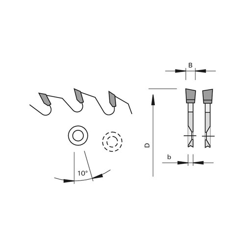 LEUCO SCORING SAW BLADES HW 