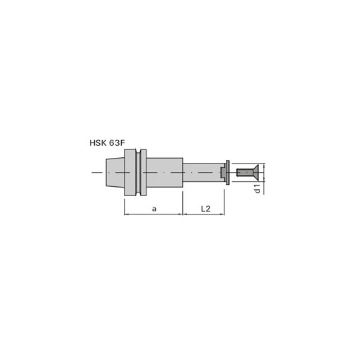 LEUCO HSK 63F 80/154 TOOL HOLDER