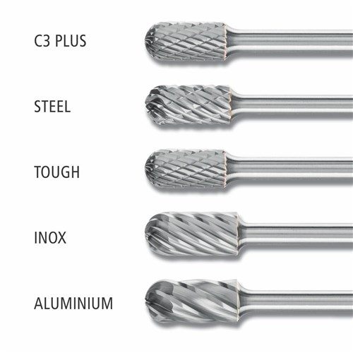 Cylindrical Radius Burrs WRC 1/4