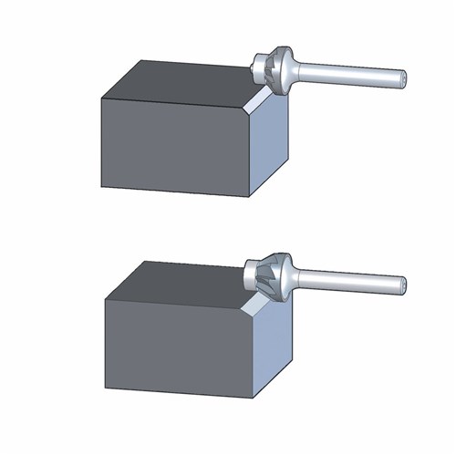 Edge & Radius Burrs with Bearing Guide 6mm Shank - Tungsten Carbide
