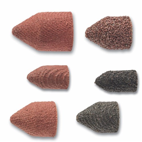 PFERD POLICAP Abrasive Caps Aluminium Oxide - G Shape